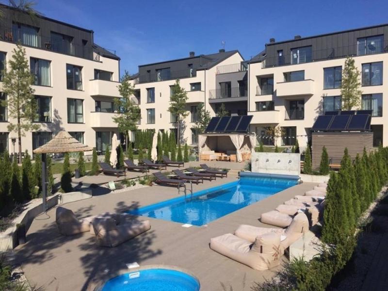 Super Mini Loft With Outdoor Pool. Appartement Palanga Buitenkant foto
